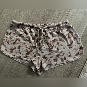 Danskin Rust Brown Marble Pajama Short